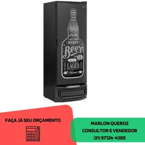 Cervejeira Gelopar Porta Cega Nova 410L