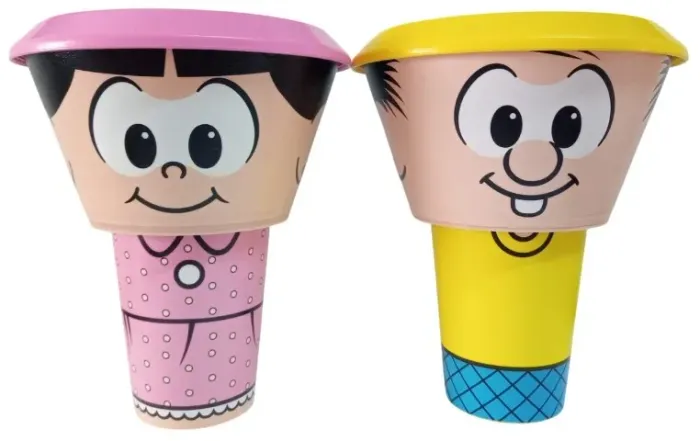 Chico Bento e Rosinha - Kit temático de Bowl e Copo!