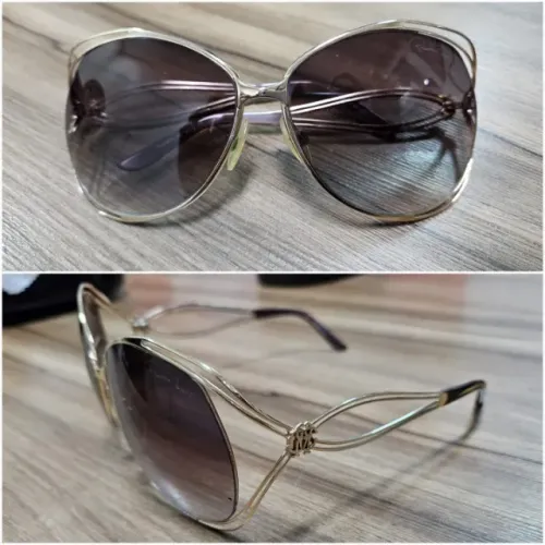 Óculos Roberto Cavalli Original ! Marrom com dourado feminino - em perfeito estado