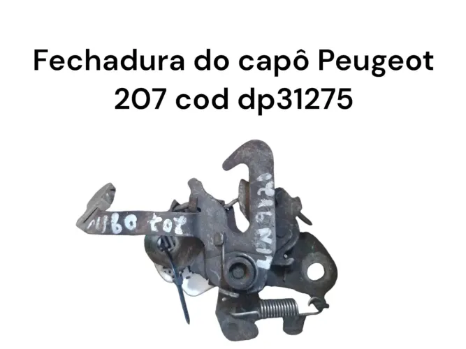 Fechadura Do Capô Peugeot 207 Cod Dp31275