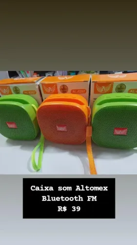 Caixa som Altomex Bluetooth FM