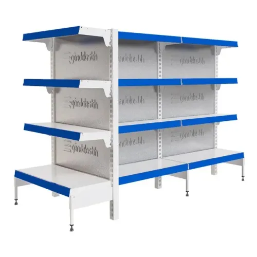 Gôndola Prateleira Central 1,40m - 1 Inicial + 1 Continuação + 1 Ponta