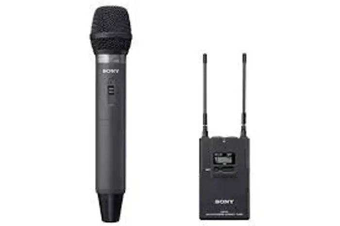 Microfone De Mão Sony + Reviver Lapela Com Fio Sony