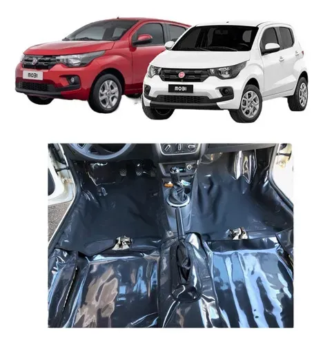 Tapete Carpete Assoalho Vinil Verniz Fiat Mobi Todos