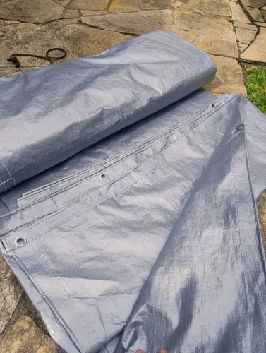 Lona Camping 8x6mts  Aluminizada Reforçada 300 Micras Reais