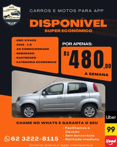 Disponível para App em Goiânia 