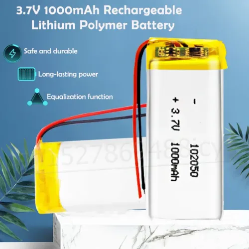 Bateria Recarregável 3.7v 1000mah Modelo102050