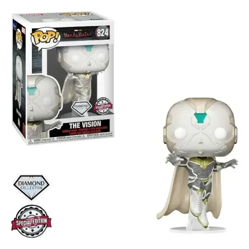 FUNKO POP MARVEL - WANDAVISION: THE VISION #824 (DIAMOND COLLECTION - EXCLUSIVE)