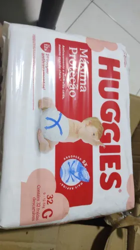 Fralda Huggies G Maxima proteção