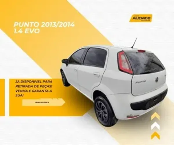 Sucata Punto 1.4 Fire. Ja disponivel para retiradas de peças!