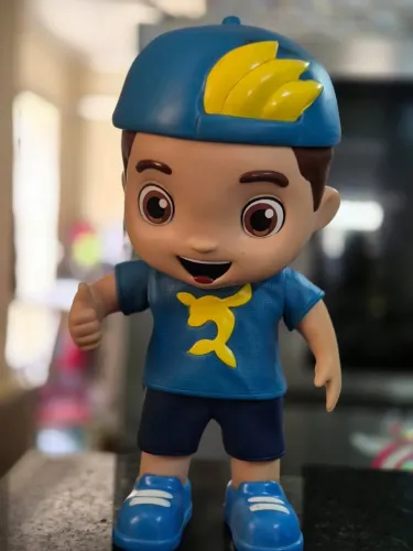 Boneco GIGANTE 45cm Lucas Netto USADO em Perfeito Estado!