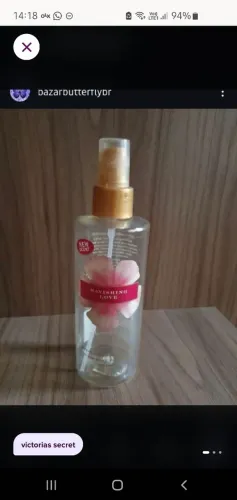 Embalagem Victoria's Secret Ravishing Love