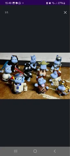 Coleção Rara Hippos Star Wars Anos 90!