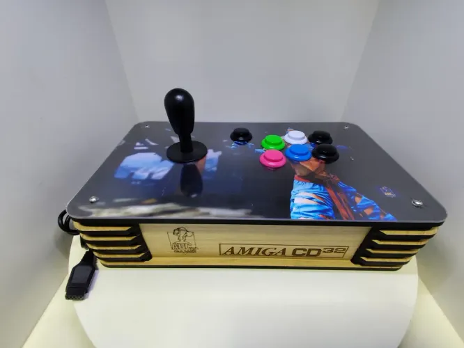 Controle arcade amiga cd32
