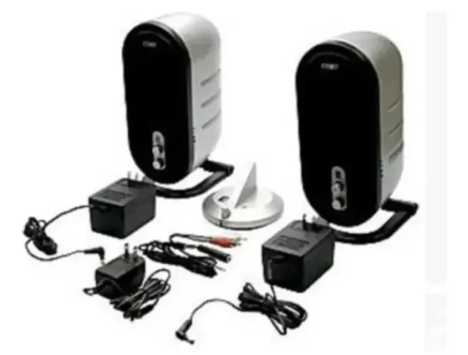 Caixa Som Wireless S/Fio USB 100W Coby Cs-p95 Gamer (par)
