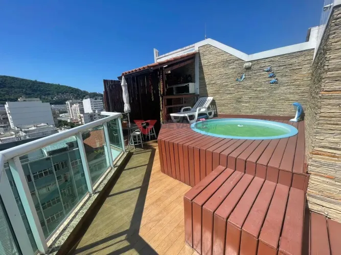 Cobertura à venda em Botafogo: 140m², 3 quartos, R$1.889.000