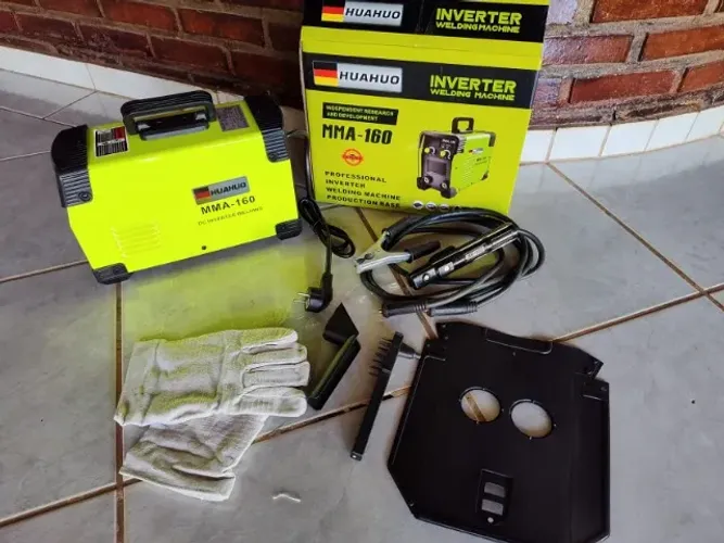 Máquina de solda inversora DC MMA-160 Máquina de solda manual portátil 220V