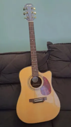 Vendo violão eletrico usado marca dele é arena