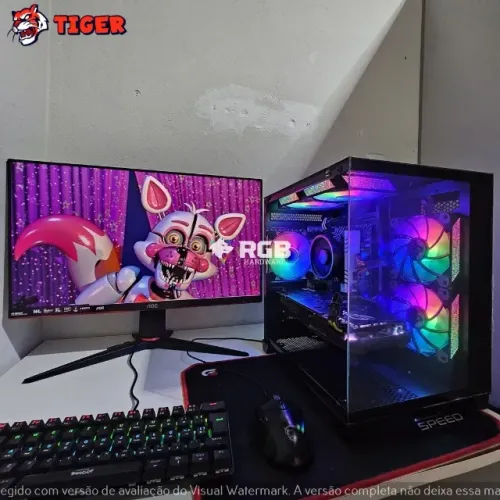 Pc Gamer Completo - Ryzen 5 4500 + GTX 1080 8GB + RAM 16GB + SSD M.2 NVMe 512GB