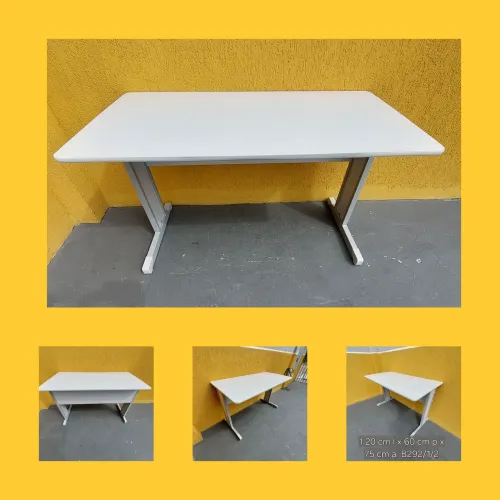 Mesa de Escritório cinza 1,20 cm x 60 cm
