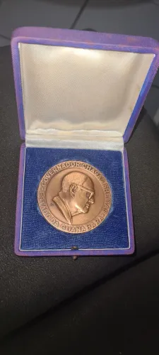 Medalha Comemorativa, Inauguração Do Estádio de Atletismo, Célio de Barros.