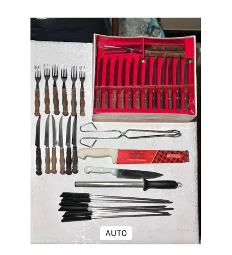 Utensílios para churrasco