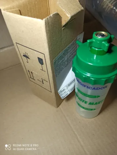 Copo humidificador para oxigenioterapia