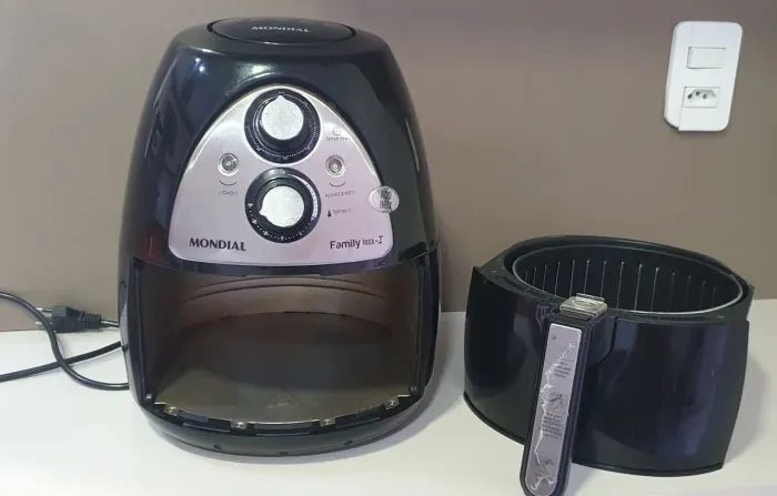 Fritadeira Elétrica Air Fryer Mondial Family Inox