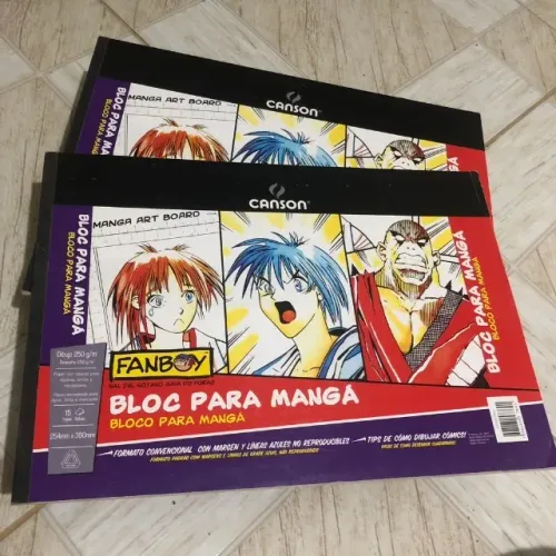 Bloco para Desenhar Mangá Canson