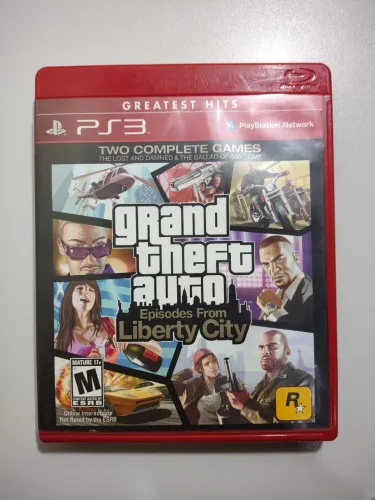 Jogo de Videogame grand theft auto Episodes from liberty city de PS3