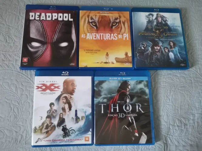 Blu-ray Lote de 5 Filmes