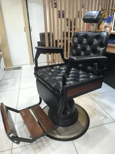 Cadeira de barbeiro reclinável kixiki 