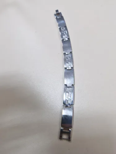Pulseira em aço inoxidável