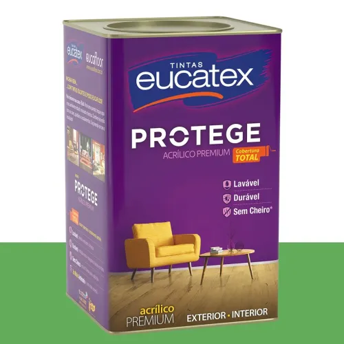 Tinta Acrílica Acetinada Eucatex Verde-maritaca 16 L