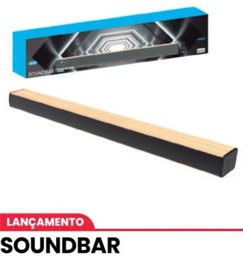 Caixa de Som Soundbar Knup KP-6035BH 60W Rms, Bluetooth 5.0 + Entrada Óptica Rca
