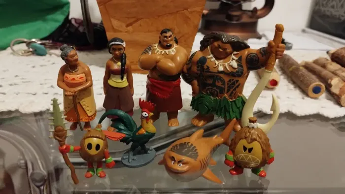 Lote miniaturas colecionáveis Moana