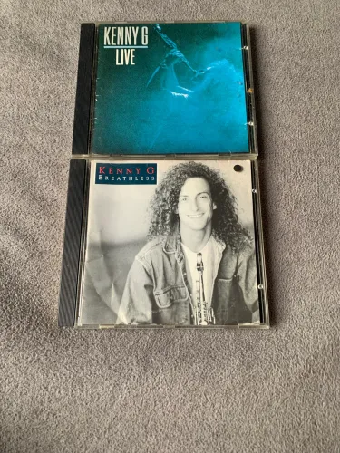 CDs Kenny G Live e Breathless 2 unidades 
