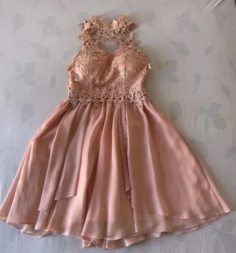 Vendo lindo vestido de festa - cor salmon