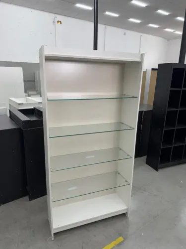 Estante c/ Prateleira de vidro - Novo
