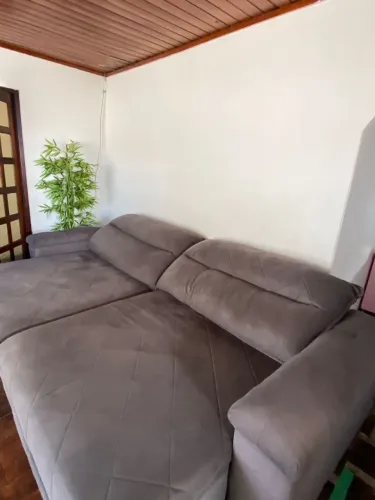 Sofá 3 metros reclinável e retrátil