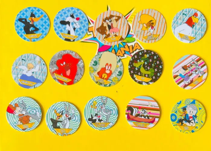 Lote de tazos looney tunes da DKV