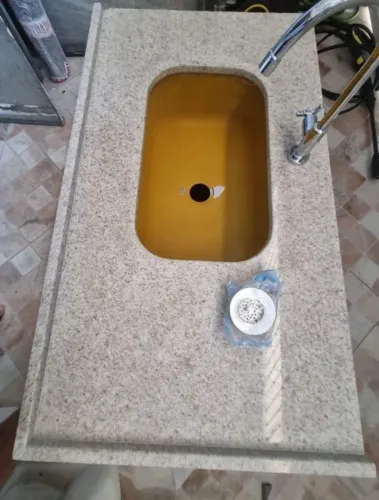 Pia de cozinha pedra Itaúna