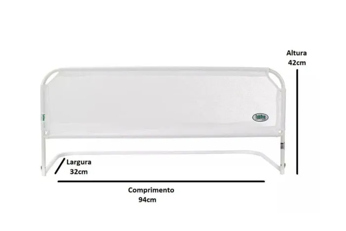 Grade Proteção de Cama Super Luxo para Bebê Tubline - 1107-VBR