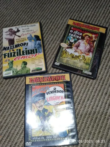 DVDs Mazzaropi - Coleção Com 3 DVDs