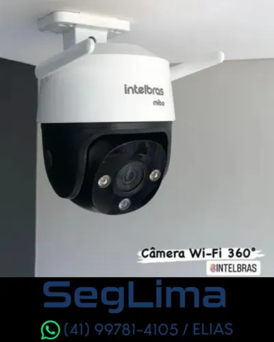 Instalação cameras CFTV ip wi-fi - Intelbras / Smart / Motorola