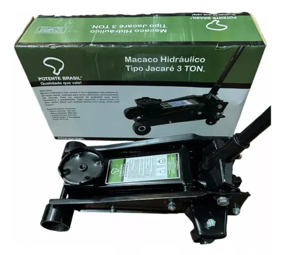 Macaco jacaré hidráulico 3 toneladas marca Potente