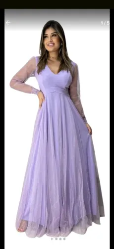 Vestido madrinha lilás