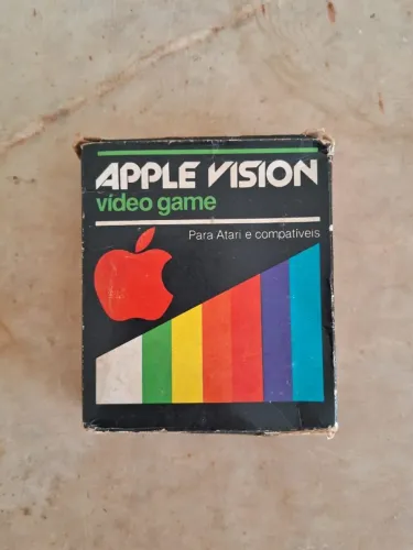Caixa ORIGINAL de fita de game Apple Atari, R$ 279.