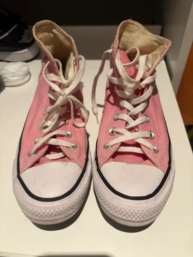 All star cano alto rosa