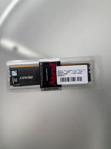 Memória RAM Kingston Fury Beast 8gb 3200mhz ddr4